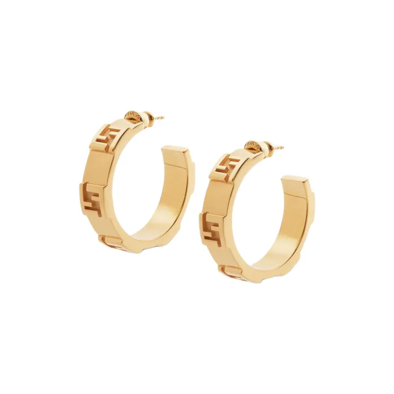 FENDI Brass Earrings Women's Gold-0