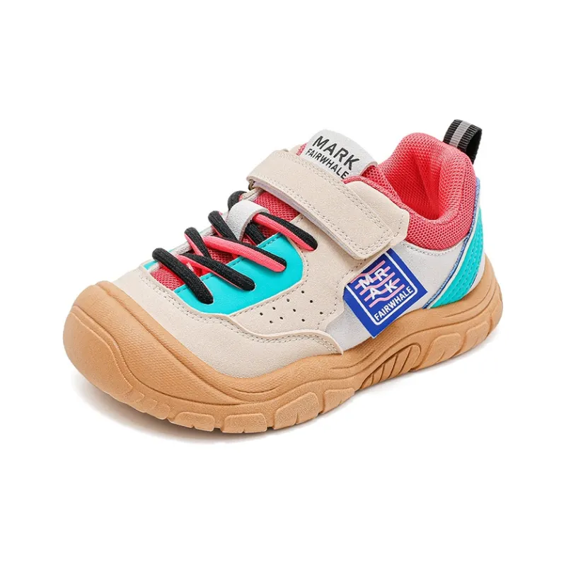 FAIRWHALE Slip Resistant Lightweight Cushioning Low Top Kids Lifestyle Shoes Kids'-5