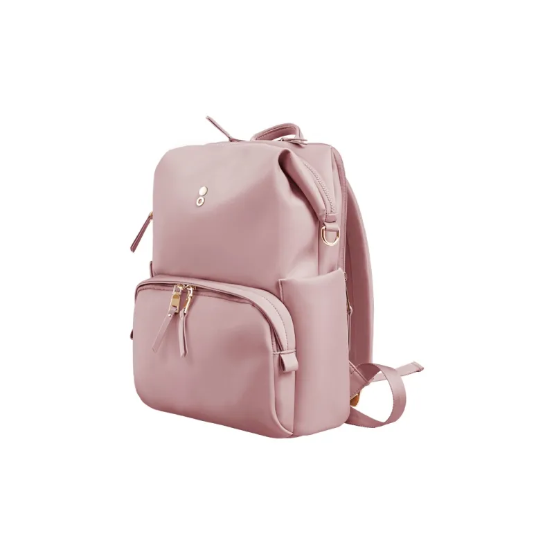 ECHOLAC Fabric Backpack Women's Gray/Pink/Black/Orange/Lake Green-8