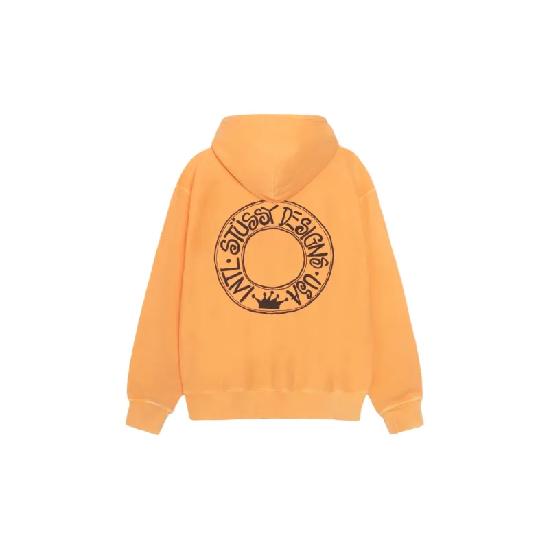 Stussy Buana Pigment Dyed Zip Hoodie-9