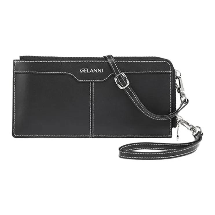 GELANNI Cow Leather Cell Phone Pouch Women's Multicolor-3