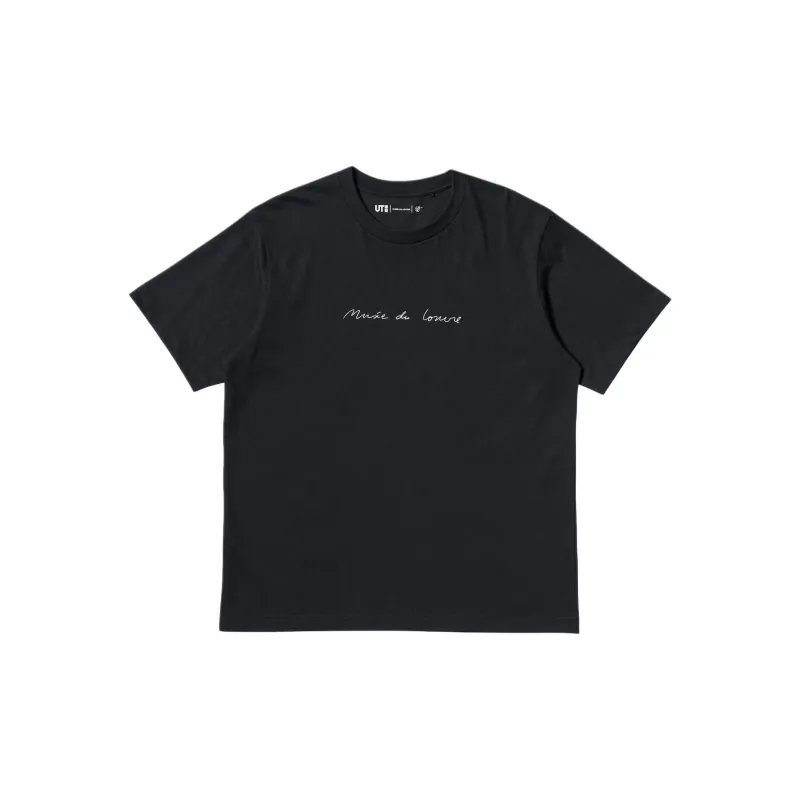 UNIQLO Louvre X Camille Henrot Collaboration T Shirts Unisex Black-1