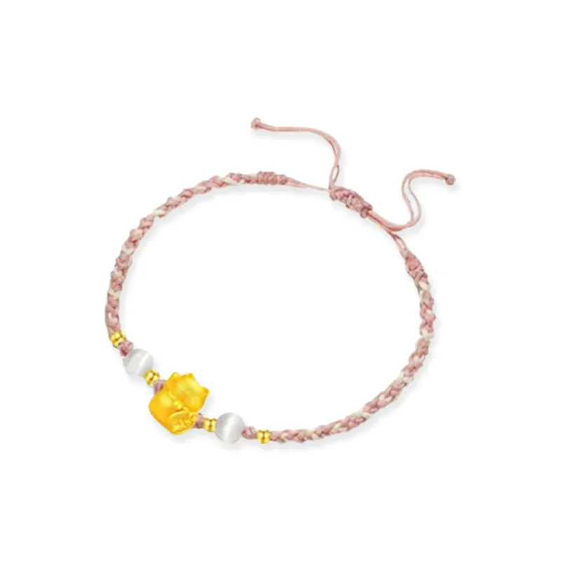 Chongqing gold store Gold Bracelet Unisex-5