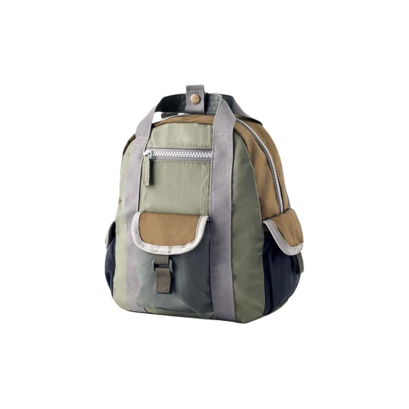 ZARA Polyamide Backpack Kids' Khaki Green-2