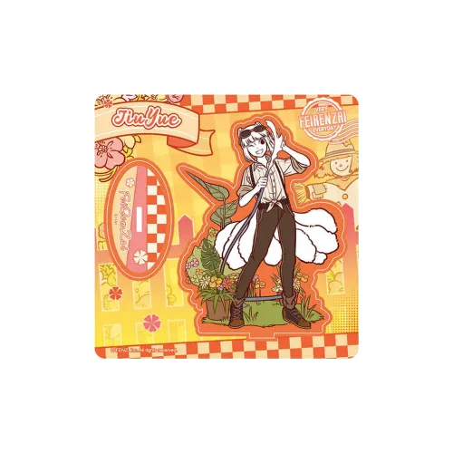 Inhuman Pastoral Rustic Collection Colorful Window Original Cartoon Character Desktop Ornament Acrylic Stands