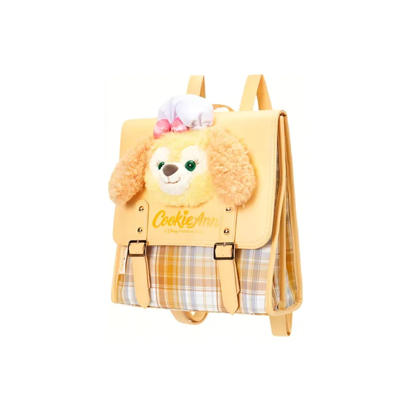 Disney PU Polyurethane With Artificial Leather Backpack Regular Women's Yellow-1