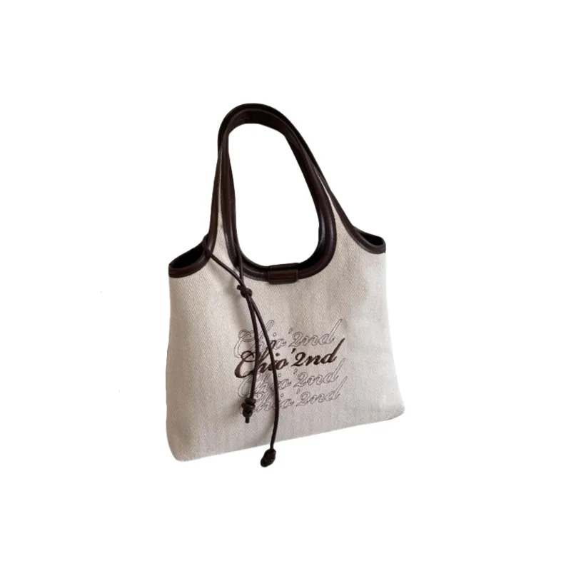 OTA Fabric Totes Handbag Shoulder Bag Women's Black/Brown/Coffee-7
