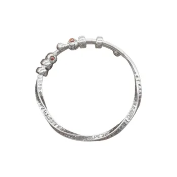 CUTE DAME S999 Bangles Women's Silver