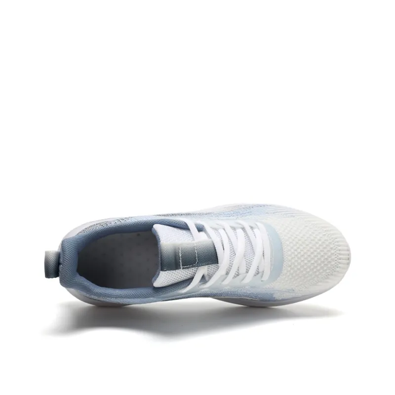 BIANSULONG Running Shoes Unisex Low Top Sky Blue Gray-1