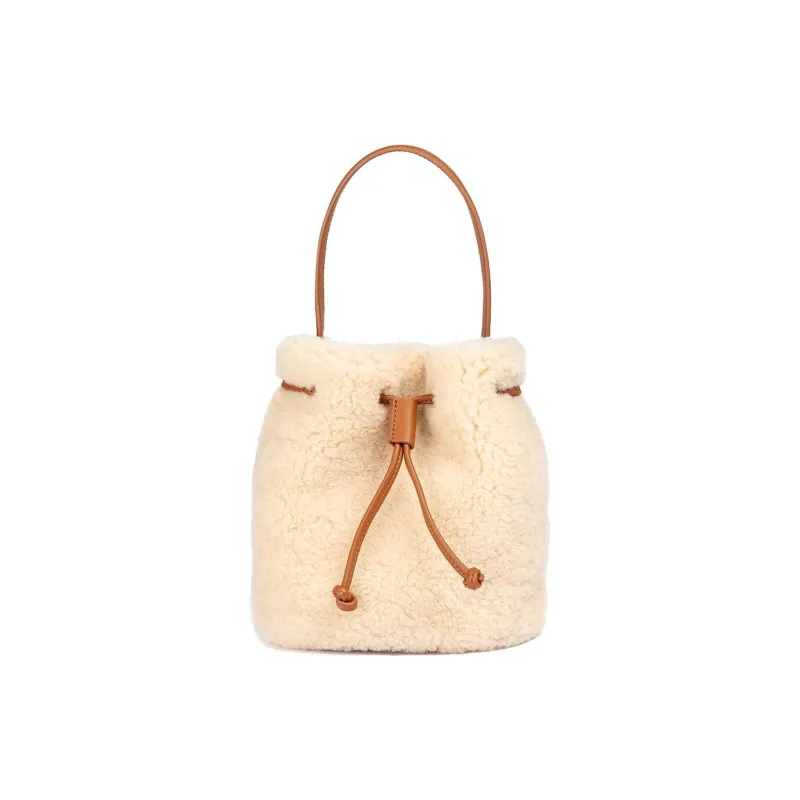 UGG Sheepskin Bucket Bags Handbags Women's Natural-1