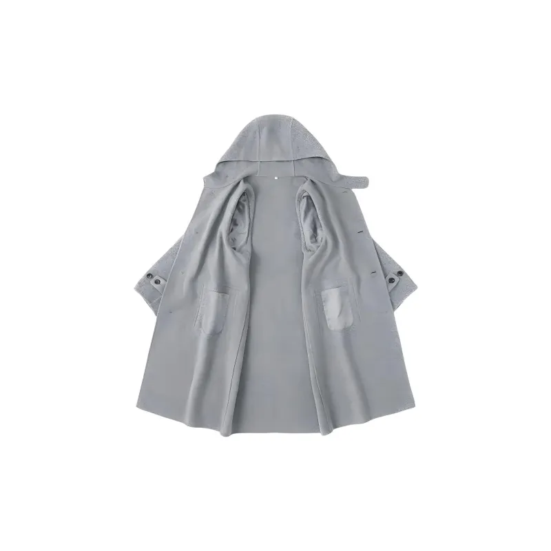 MUJI LABO Series Coats Men's Light Gray-1