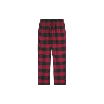 Hollister Pajama Pants Men's Red Plaid