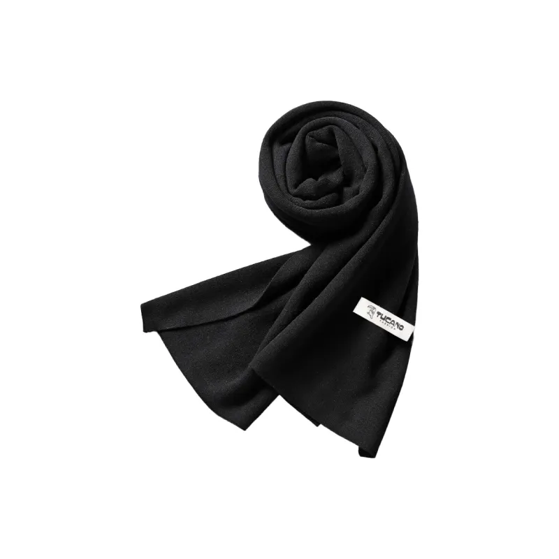 TUCANO Acrylic Knit Scarves Men's Navy Blue/Black/Red/Dark Gray-6