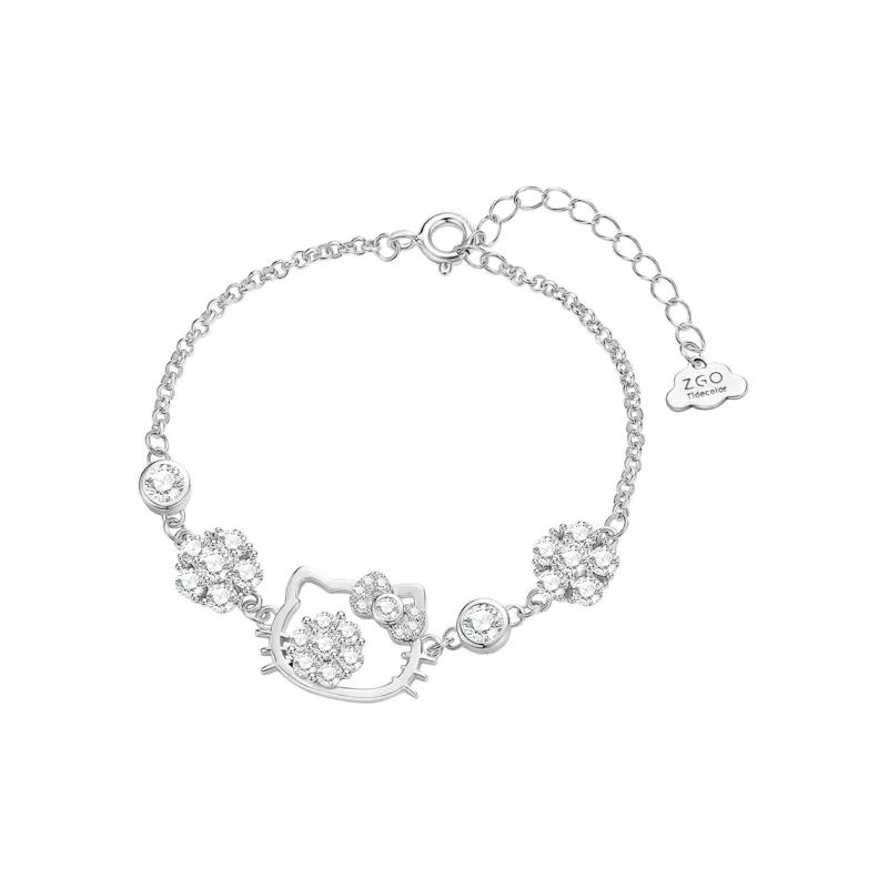 Sanrio S925 Silver Bracelet, Gift Box Set Women's-1