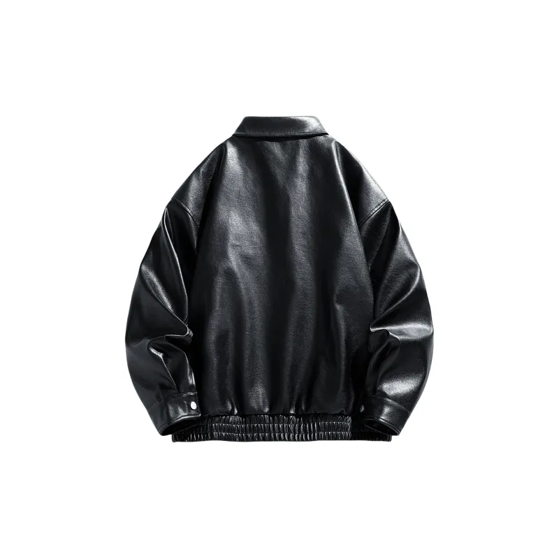 Yiwen Leather Jackets Unisex-2