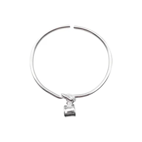 RURA S990 Fine Silver Bangles Women's Silver