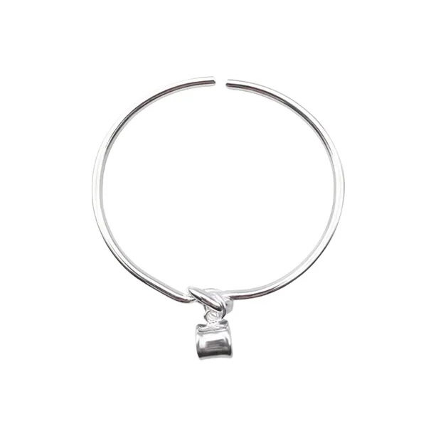 RURA S990 Fine Silver Bangles Women's Silver-0