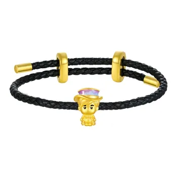 Chouchous X CHOW TAI SENG Classmate Zhou Gold Bracelet Unisex