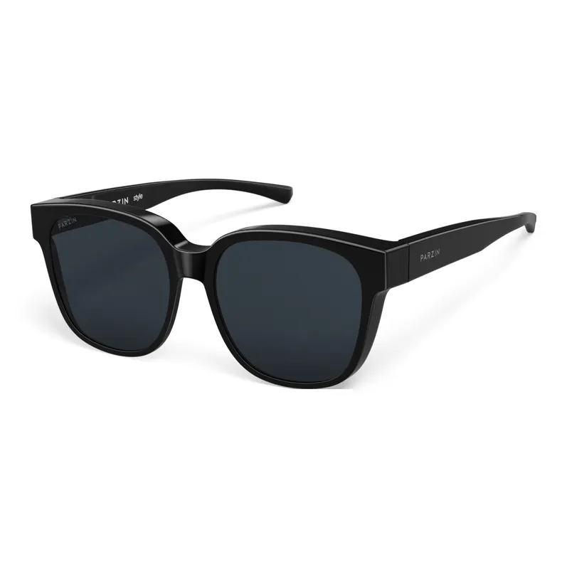 PARZIN Sunglasses Unisex Obsidian Black-0