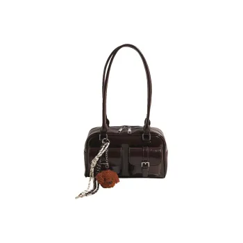 JANE KLAIN Synthetic Leather Shoulder Bag/Handbag Women's Black/Red/Coffee