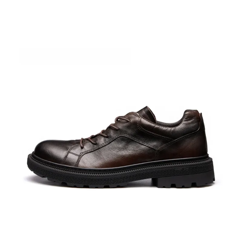 LEYGMENLG Casual Shoes Men's Coffee-0