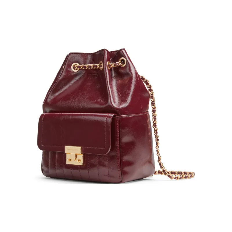 CHARLES&KEITH PU Backpack Medium Size Women's Multicolor-6