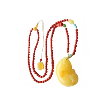 Xifeng Building Beeswax Necklaces Unisex