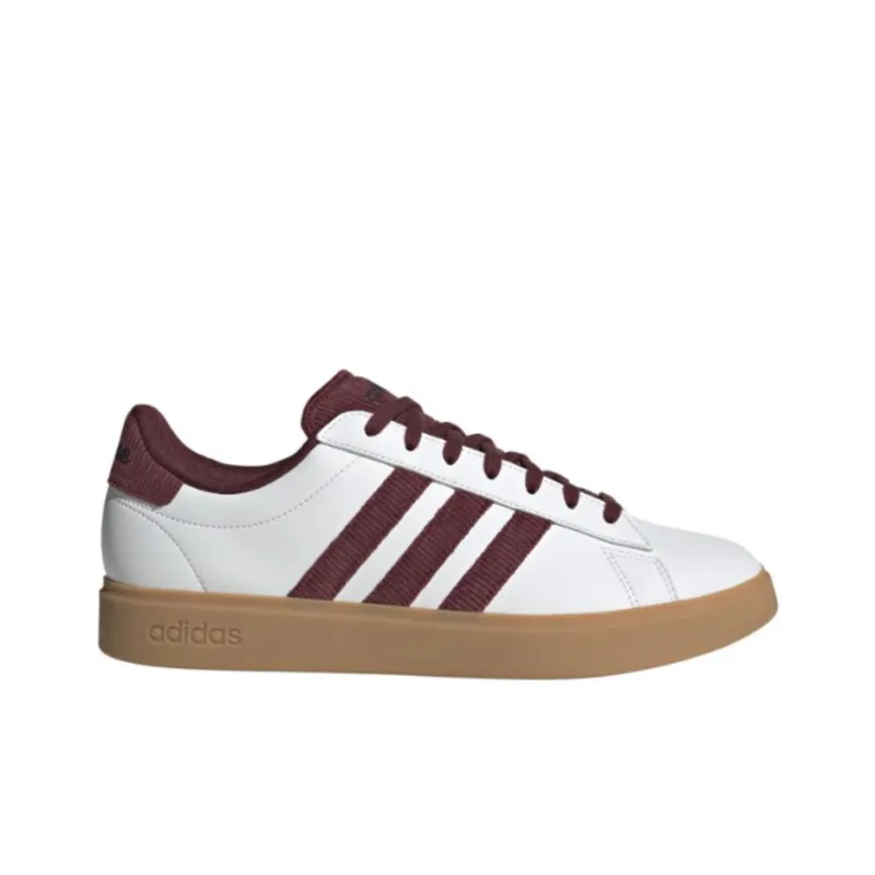 Adidas GRAND COURT 2.0 Anti Slip Wear Resistant Low Top Skateboard Shoes Men's White-1