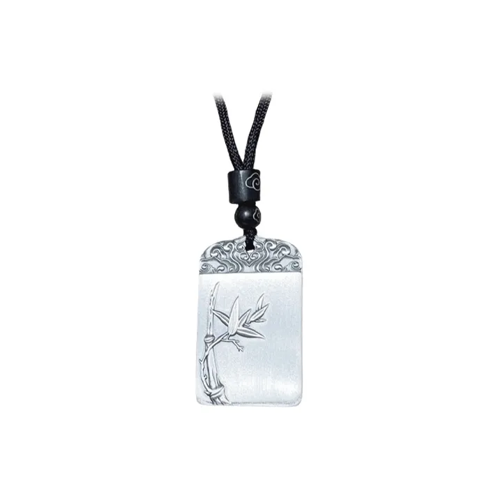 CUTE DAME S999 Fine Silver Sterling Silver Necklaces Unisex Silver-0
