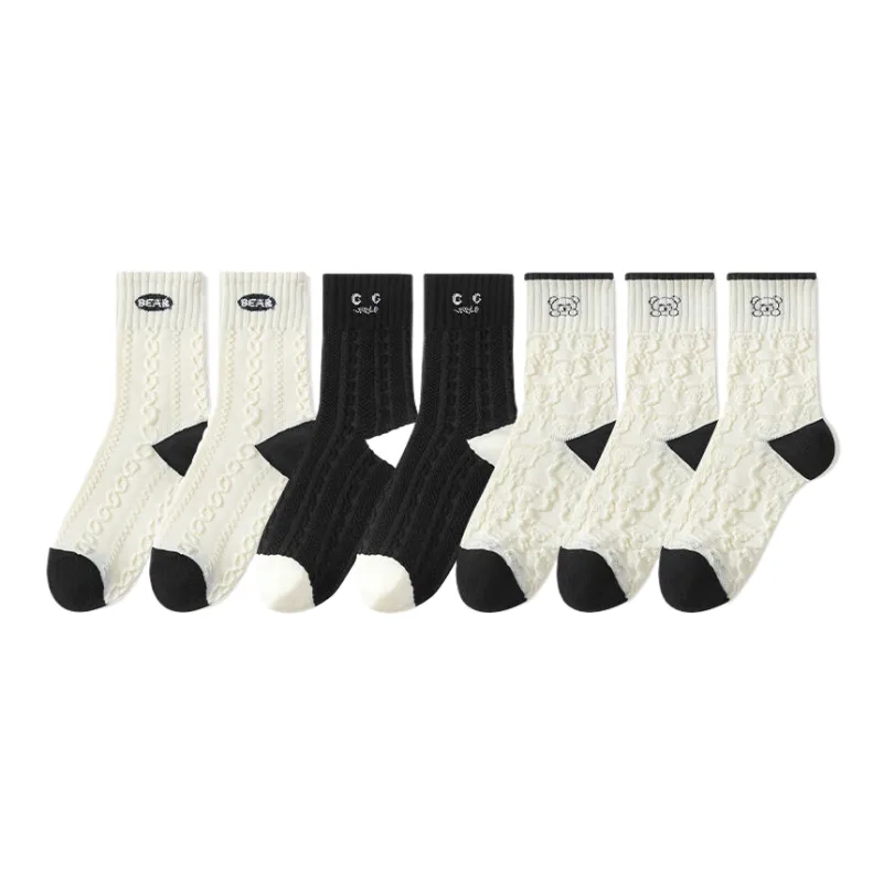 Lan Miao Mid Calf Socks Women's 7 Pack-2