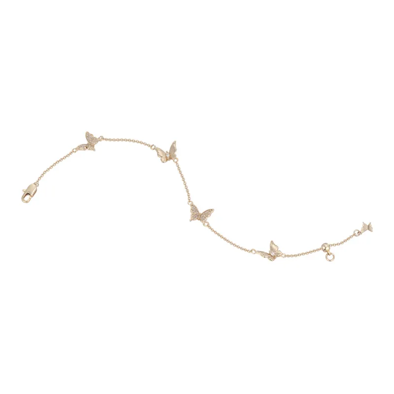 AJIDOU Cubic Zirconia + Alloy Bracelets Women's-3