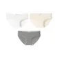G Set-Ballet Girlish-White+Skin+Gray (3 Pack)