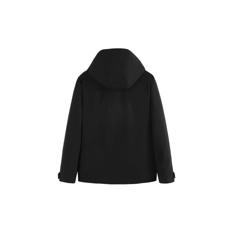 DAVID NAMAN Down Jacket Men's Black-1