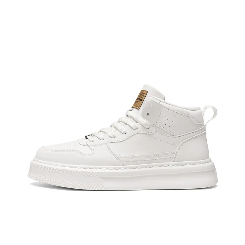 X-ZONE Anti-Slip And Wear-Resistant Height Increasing High-Top Skateboard Shoes Men's-0