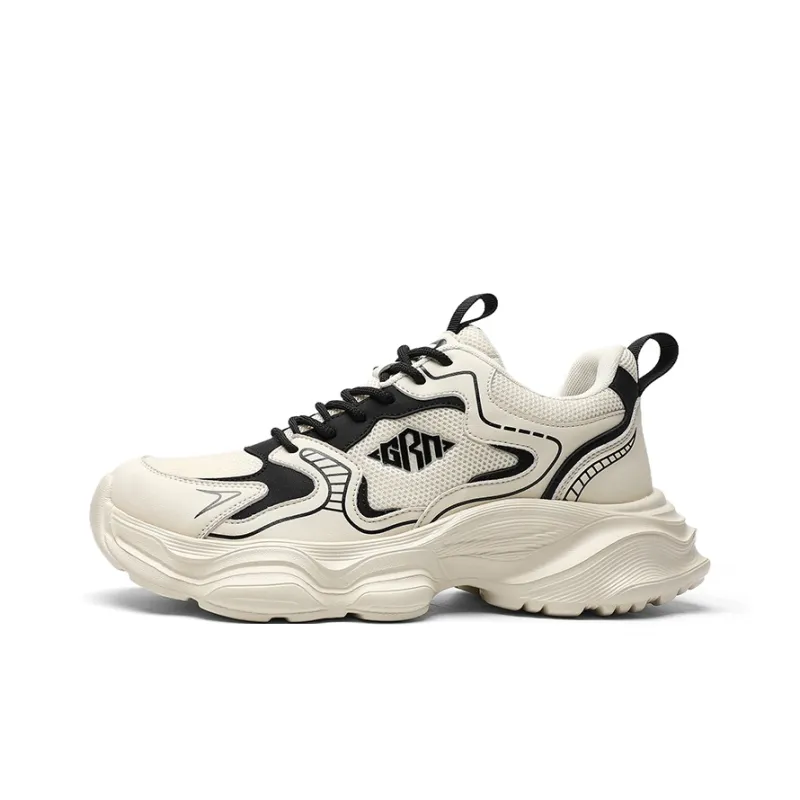 K-bird Wear-Resistant Height Increasing Lightweight Low-Top Chunky Sneakers Men's-12