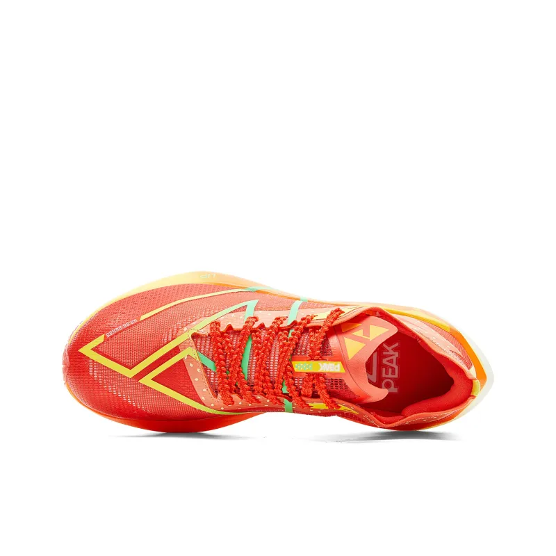 PEAK Cushioning Rebound Height Increasing Wear Resistant Slip Resistant Low Top Running Shoes Men's Red Orange-4