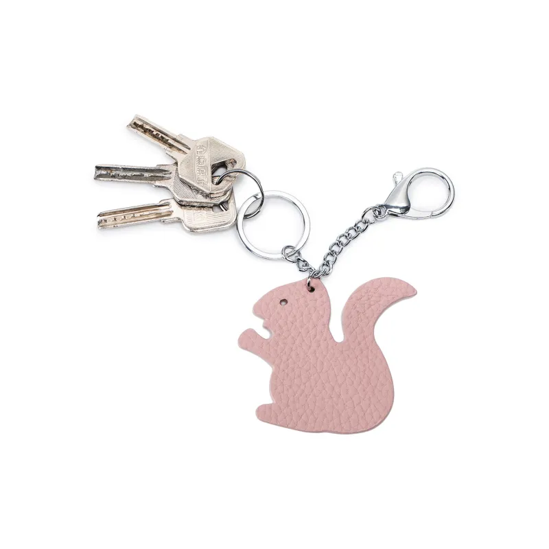 Tong Tong Rabbit Top Grain Cow Leather Keychains Unisex-1