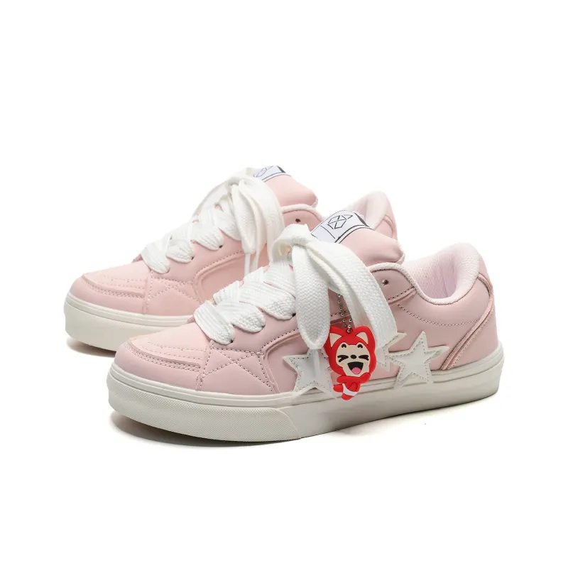 ALI THE FOX Slip Resistant Cushioning Abrasion Resistant Lightweight Breathable Low Top Skateboard Shoes Unisex-6
