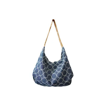 The HOUSE Yimazato Fabric Shoulder Bag Women's Embroidered Circle