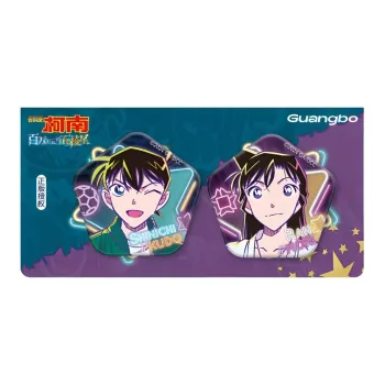 GUANGBO X Detective Conan Case Closed, Tinplate, Combination Set Badge, Million Dollar Pentagon Collection Badges