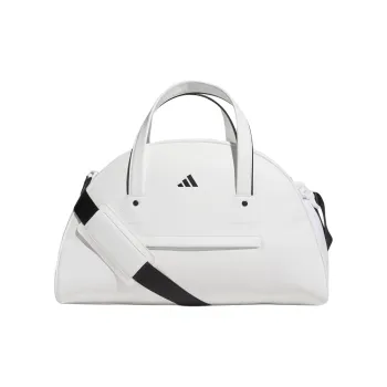 Adidas PU Boston Bag, Shoulder Bag, Crossbody Bag, Handbag Women's White