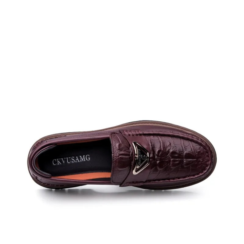 CKVUSAMG Loafers Men's Burgundy-3