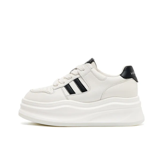 HARSON Anti-Slip And Wear-Resistant Height Increasing Low-Top Casual Shoes Women's-0