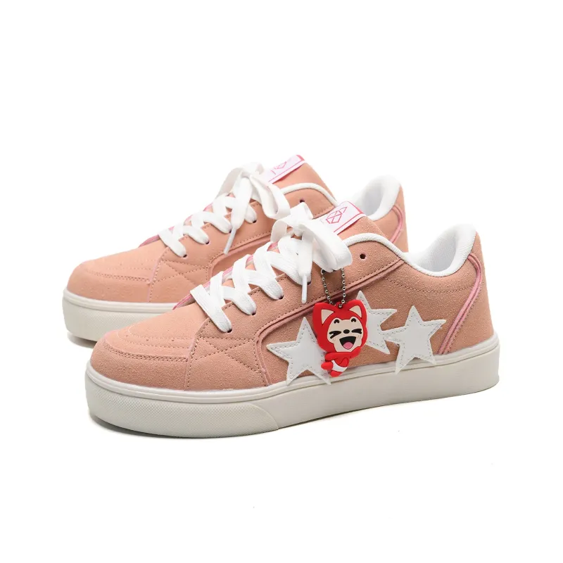 ALI THE FOX Slip Resistant Cushioning Abrasion Resistant Lightweight Breathable Low Top Skateboard Shoes Unisex-11