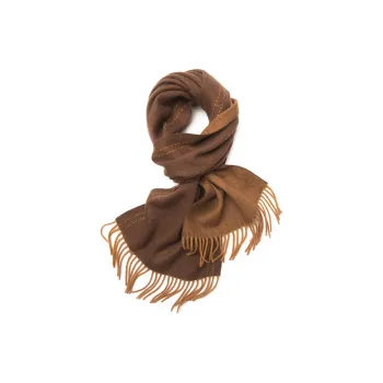 NAME.S 100% Sheep Wool Knit Scarves Unisex Box+Shopping Bag