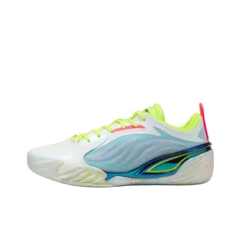 PUMA All Pro Nitro Anti Slip Wear Resistant Low Top Basketball Shoes Men's White
