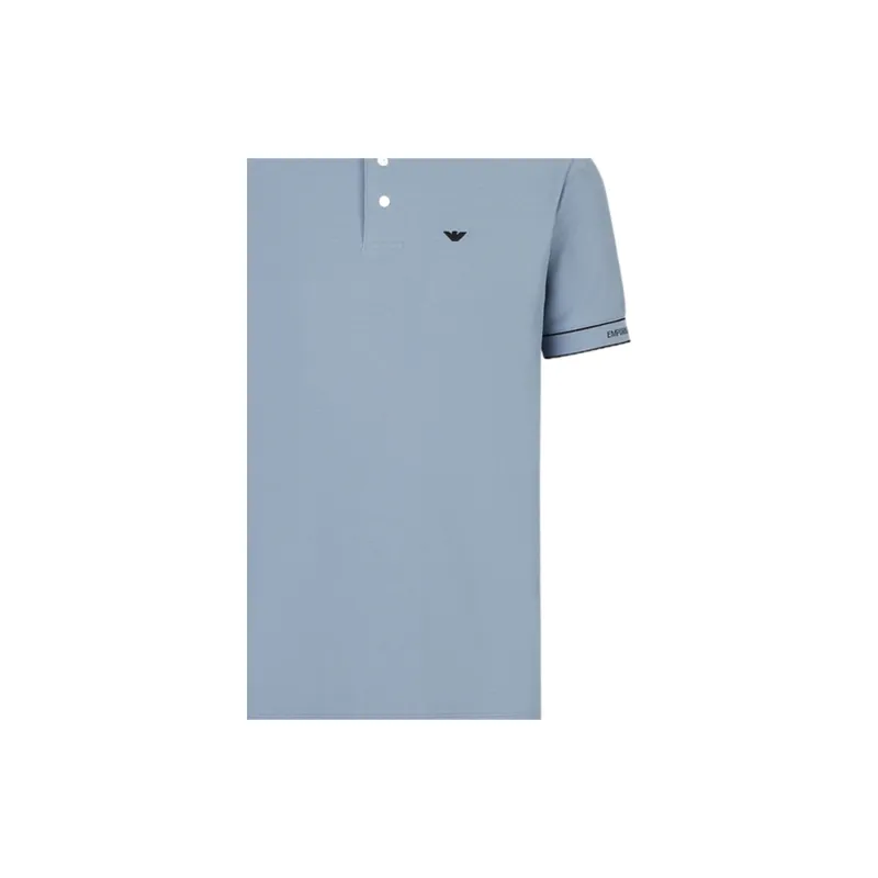 EMPORIO ARMANI Polo Shirt Men's Light Blue-5