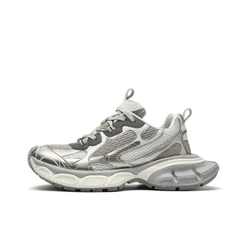 MVA Anti Slip Wear Resistant Breathable Impact Resistant Lightweight Low Top Chunky Sneakers Unisex Champagne