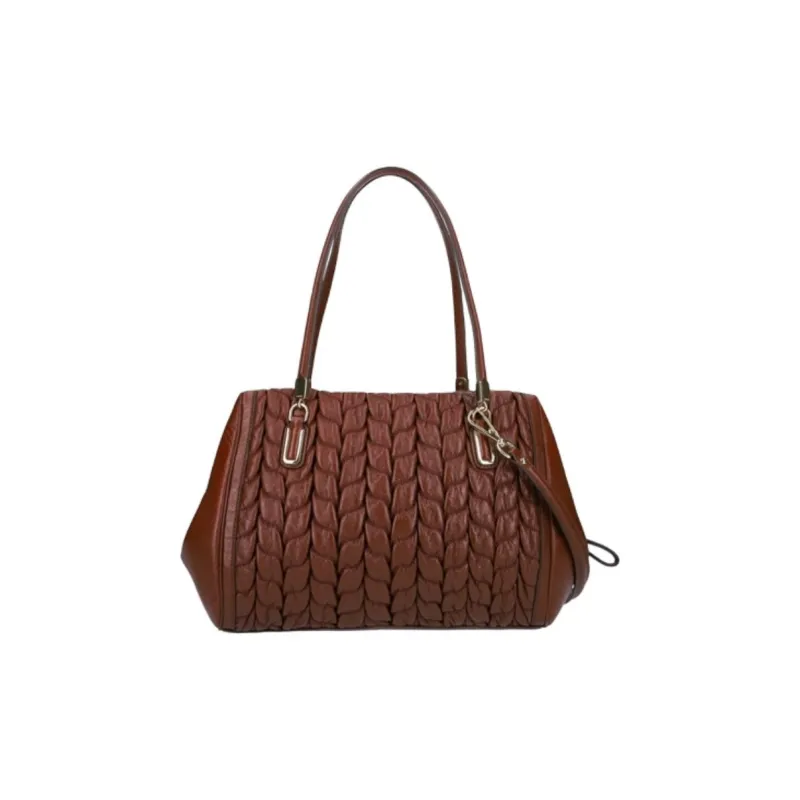 COACH Madison Leather Shoulder Bag, Crossbody Bag, Handbag Large Size Women's Chestnut-1