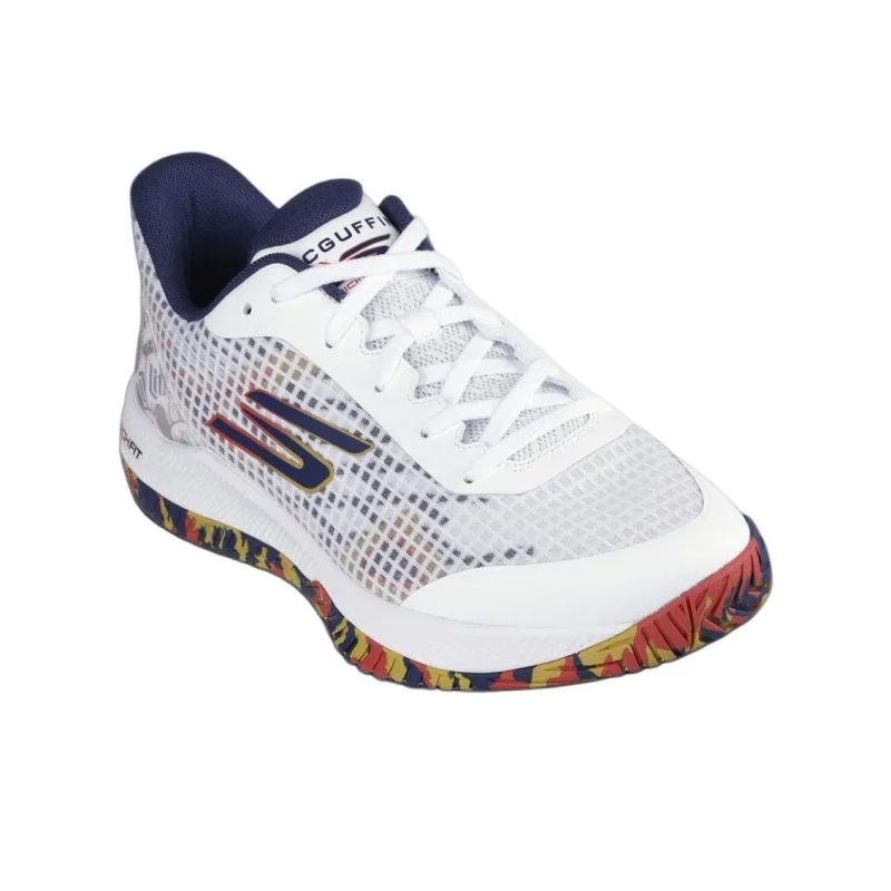 Miller Lite x Skechers Viper Court Pro Anti-Slip Wear-Resistant Low-Top Training Shoes Men's White-2